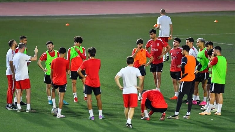 الوطني يستعد لـ"إياب" الفلبين.. صور من داخل الوحدة التدريبية لأسود الرافدين
