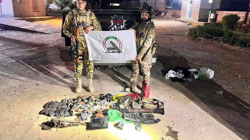 مطلوب وعجلة محمّلة بالأعتدة.. "صيد ثمين" للحشد في الأنبار