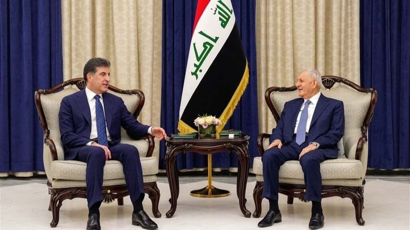 رشيد وبارزاني على طاولة واحدة لمناقشة جملة ملفات