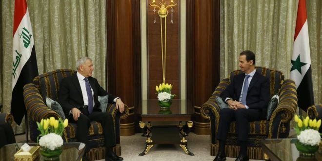 رشيد والاسد يشددان على ضرورة وقف العدوان على غزة