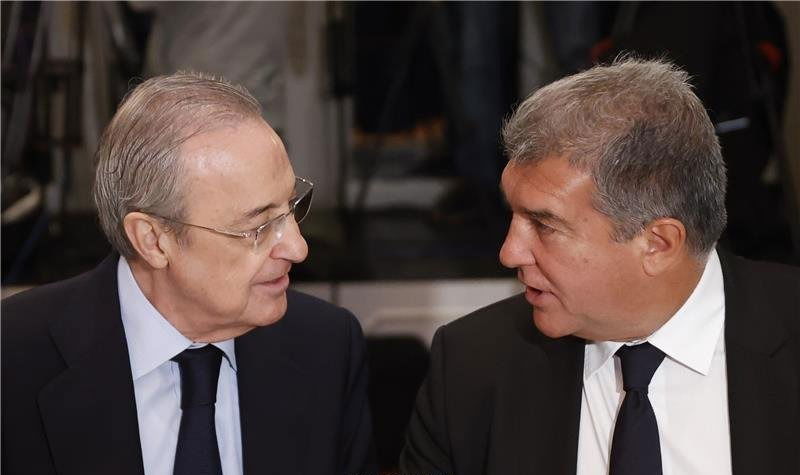 غداء بيريز ولابورتا.. أزمتان توتران الأجواء قبل الكلاسيكو