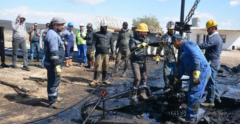إعادة الحياة لبئر نفطية بنينوى ومساعٍ لرفع إنتاجه إلى 10 آلاف برميل يومياً