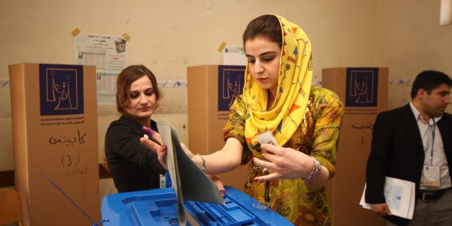 ضغوط البارتي تعصف باستعدادات المفوضية.. ايقاف طباعة المستلزمات الورقية لانتخابات الاقليم