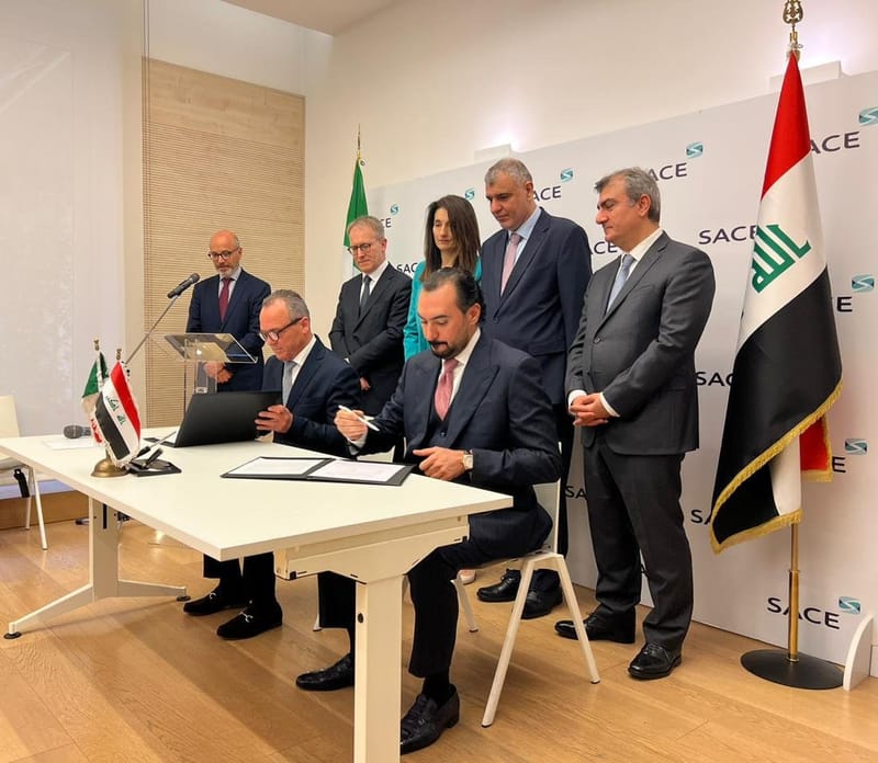 اتفاق بـ700 مليون دولار يُوقع بين العراق وإيطاليا لتمويل هذه المشاريع