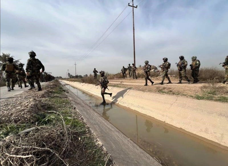 انطلاق عملية أمنية في "حزام جبارة" الزراعي شمال ديالى