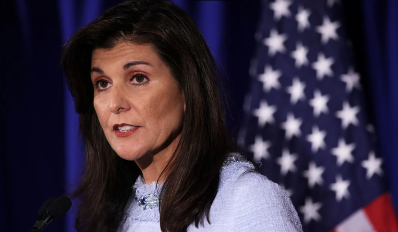 هايلي تثير الجدل بعبارة "اقضوا عليهم" على قذيفة إسرائيلية