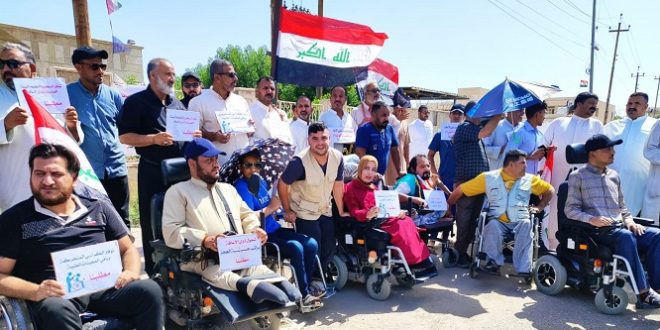 ذوو الإعاقة والمعيل المتفرغ في ذي قار يطالبون بتضمين حقوقهم في الموازنة