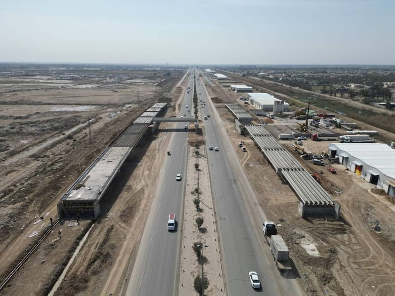 اكمال جميع المقاطع والمجسرات على طريق بغداد - كركوك من جهة طوز خورماتوم