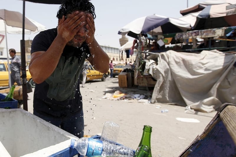 العراق على موعد مع حرارة تلامس الـ 50 مئوية مع زخات مطر عشوائية