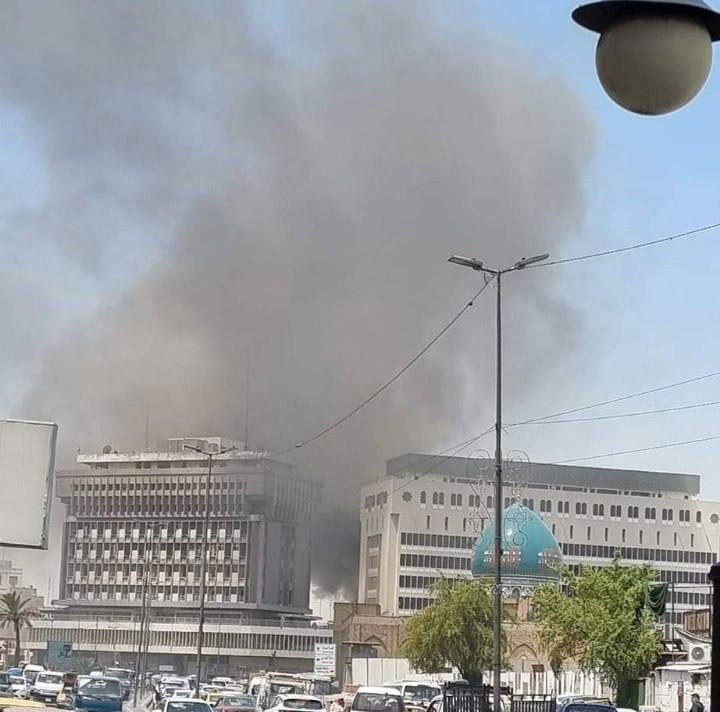 الدفاع المدني تسيطر على حريق السنك