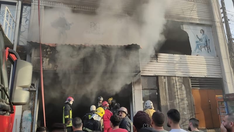 اندلاع حريق كبير في منطقة السيدية