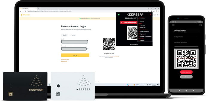 The technology of the Keepser cold hardware  wallet