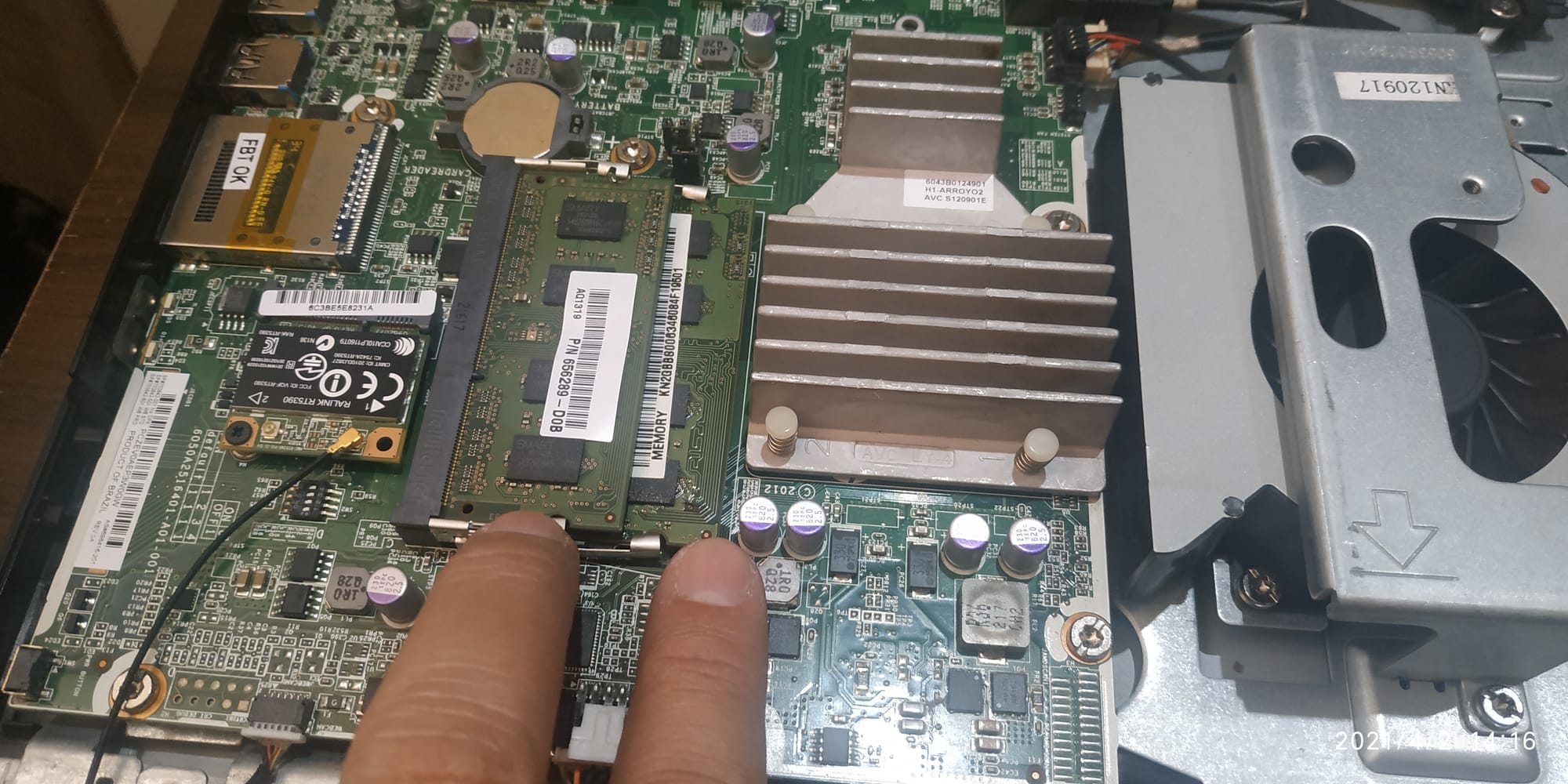 Memória instalada