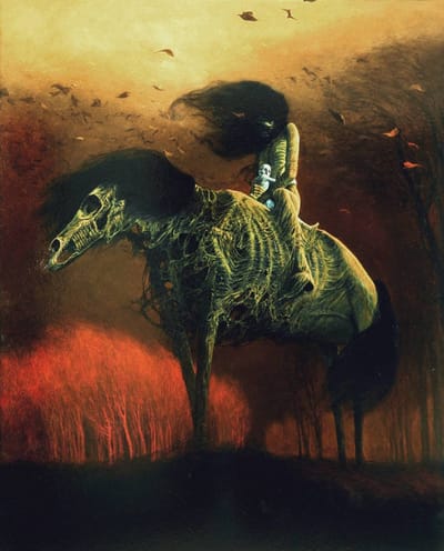 Beksiński, la dimensione onirica diventa un quadro