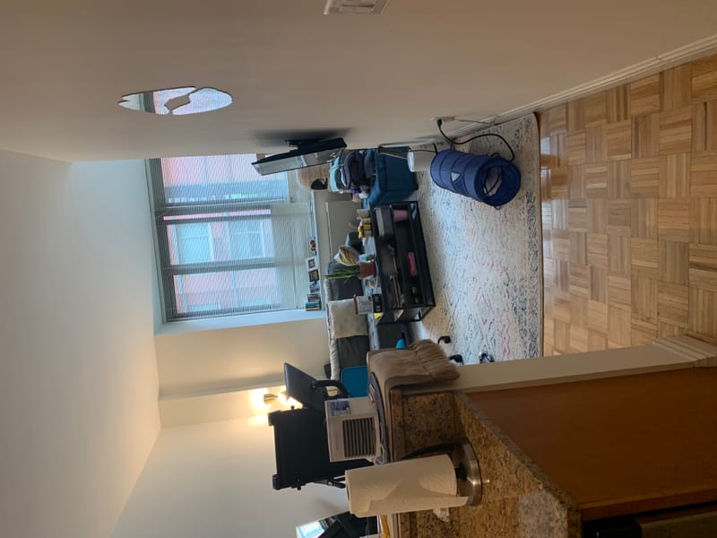 Studio cleaning before and after