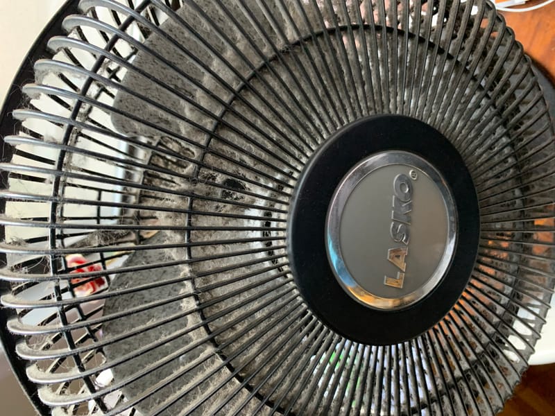 Table fan deep cleaning