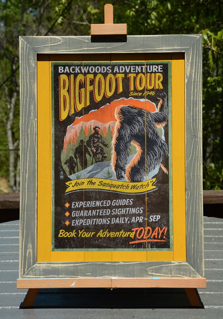 Antique rustic frame finish for 2021 shows!