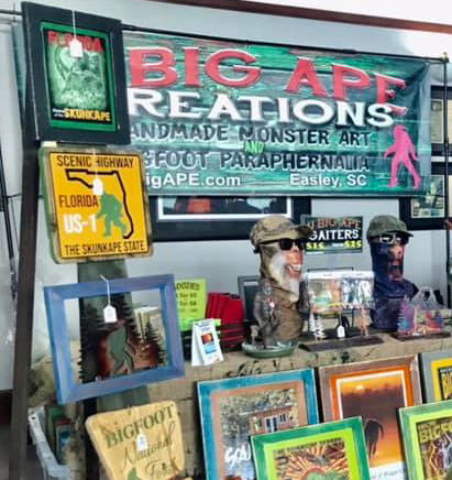 Heat Treated Metal, Live Edge Barnwood Cryptid Designs