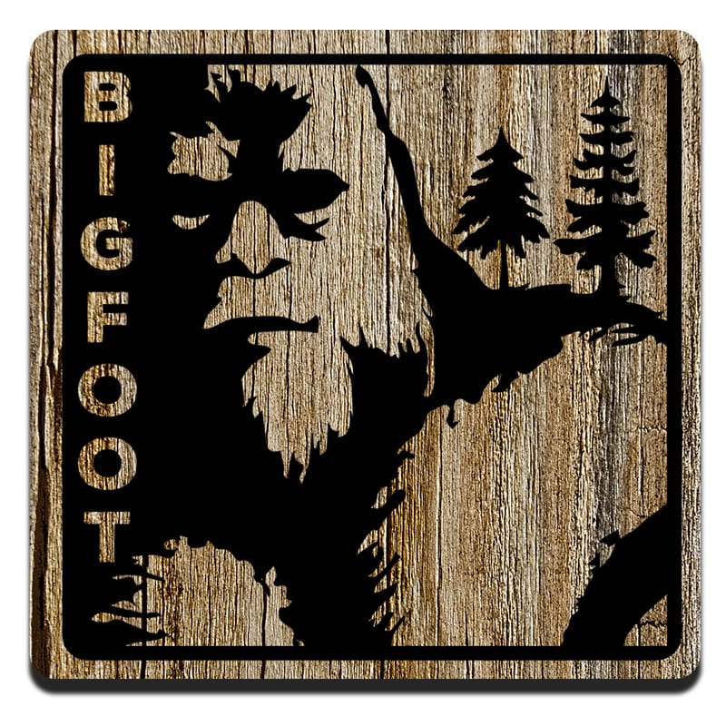 Heat Treated Metal, Live Edge Barnwood Cryptid Designs