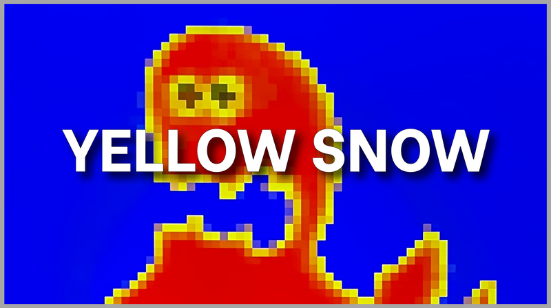 YELLOW SNOW AT DELPHI.