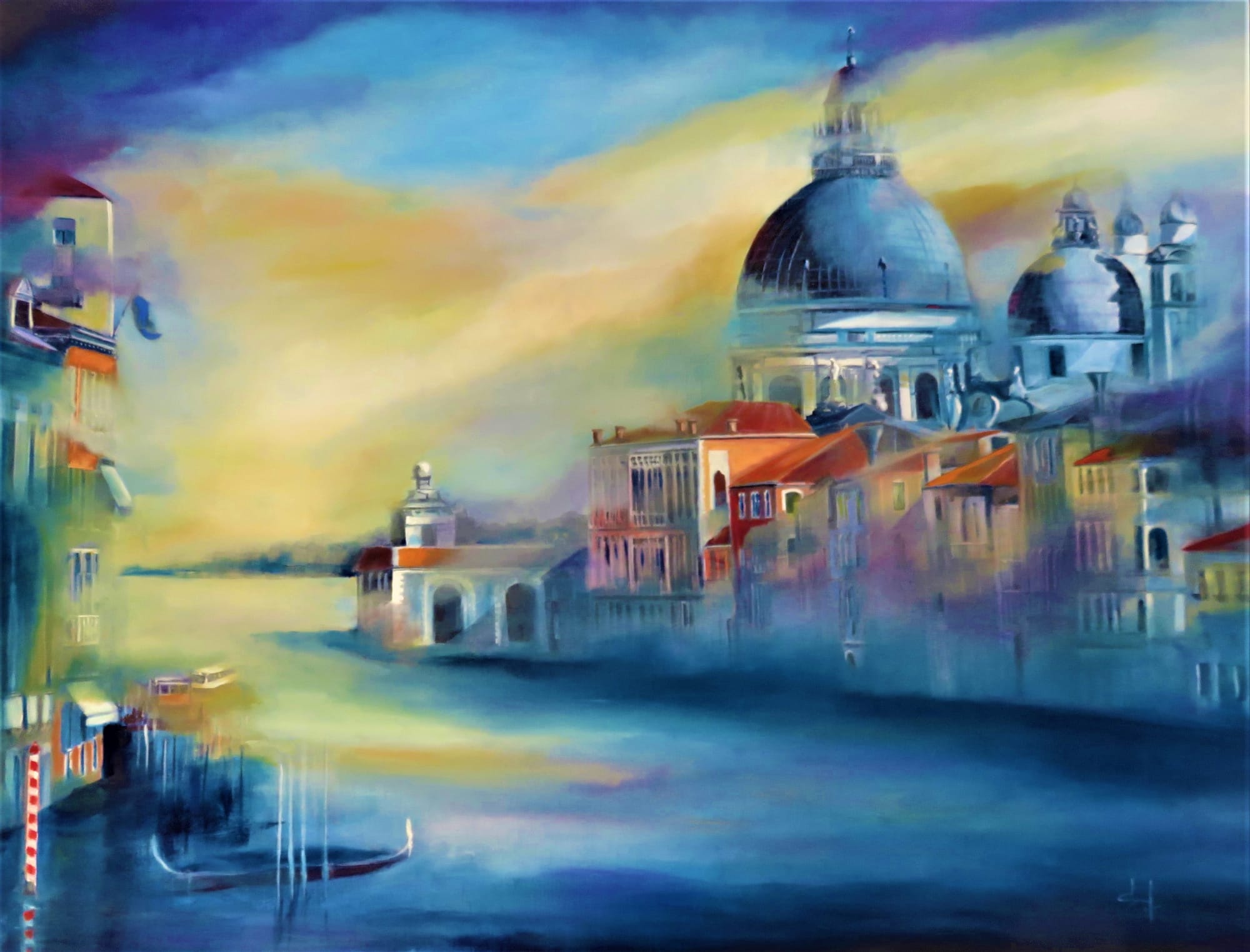 Venise en brumes colorées