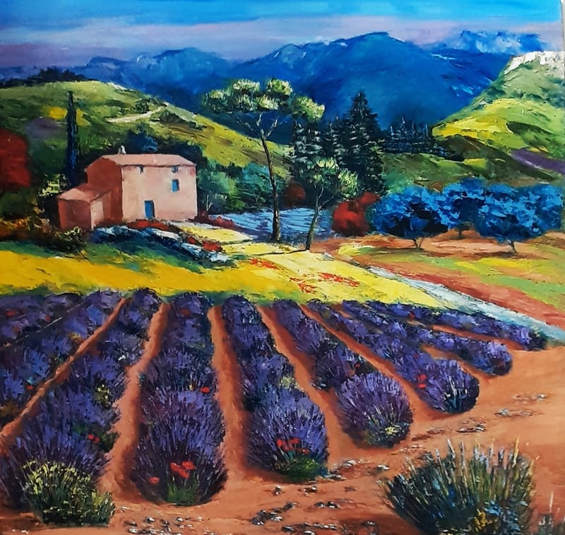 Exposition Peinture à Pertuis (84). Ballade provençale du Mont Ventoux aux Calanques
