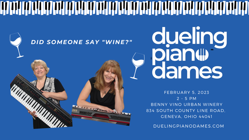 Dueling Piano Dames Play Benny Vino Urban Winery