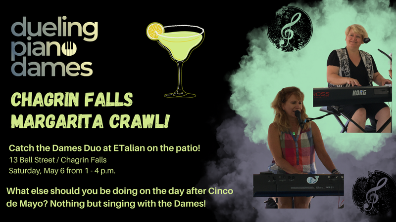 Dames play Chagrin Falls Margarita Crawl at ETalian!