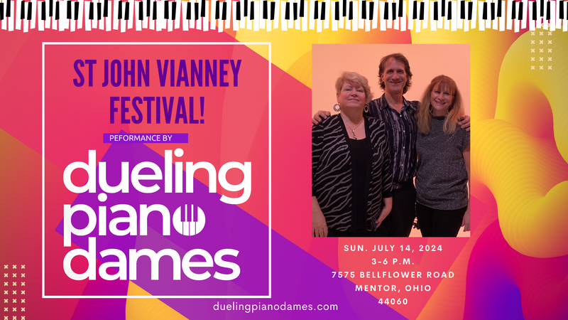 Dueling Piano Dames Trio plays St. John Vianney Festival