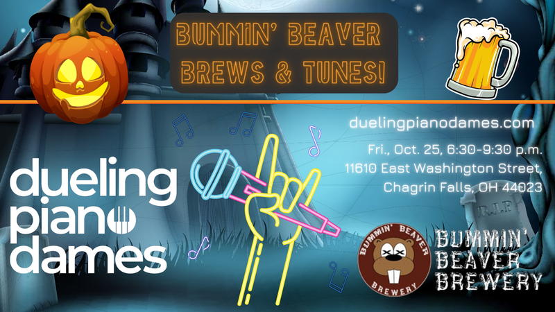Dueling Piano Dames Duo plays Bummin' Beaver Brewery Halloween Show