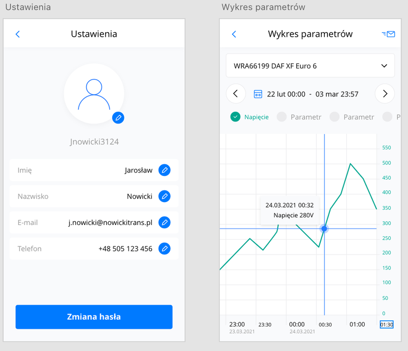 Aplikacja mobilna MyCar v2.0