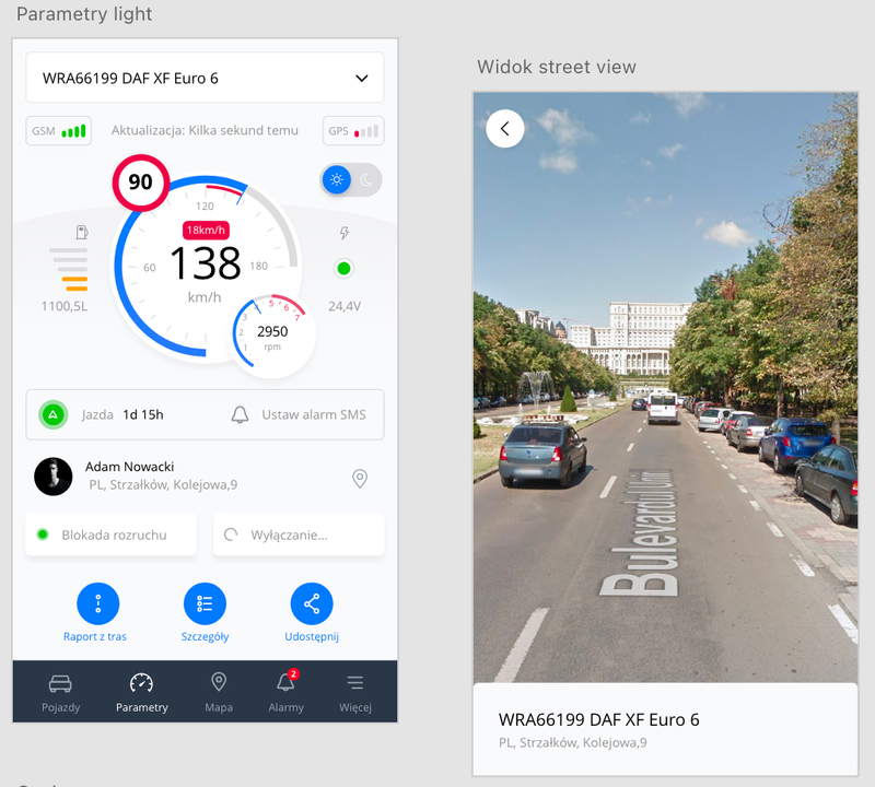 Aplikacja mobilna MyCar v2.0