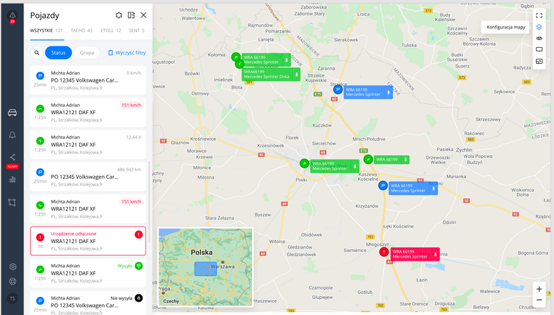 Aplikacja webowa MyCar