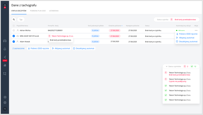 Aplikacja webowa MyCar