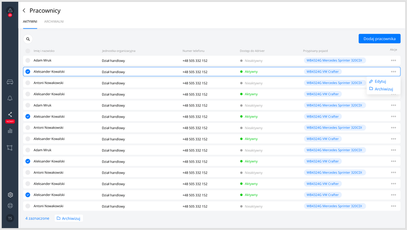 Aplikacja webowa MyCar