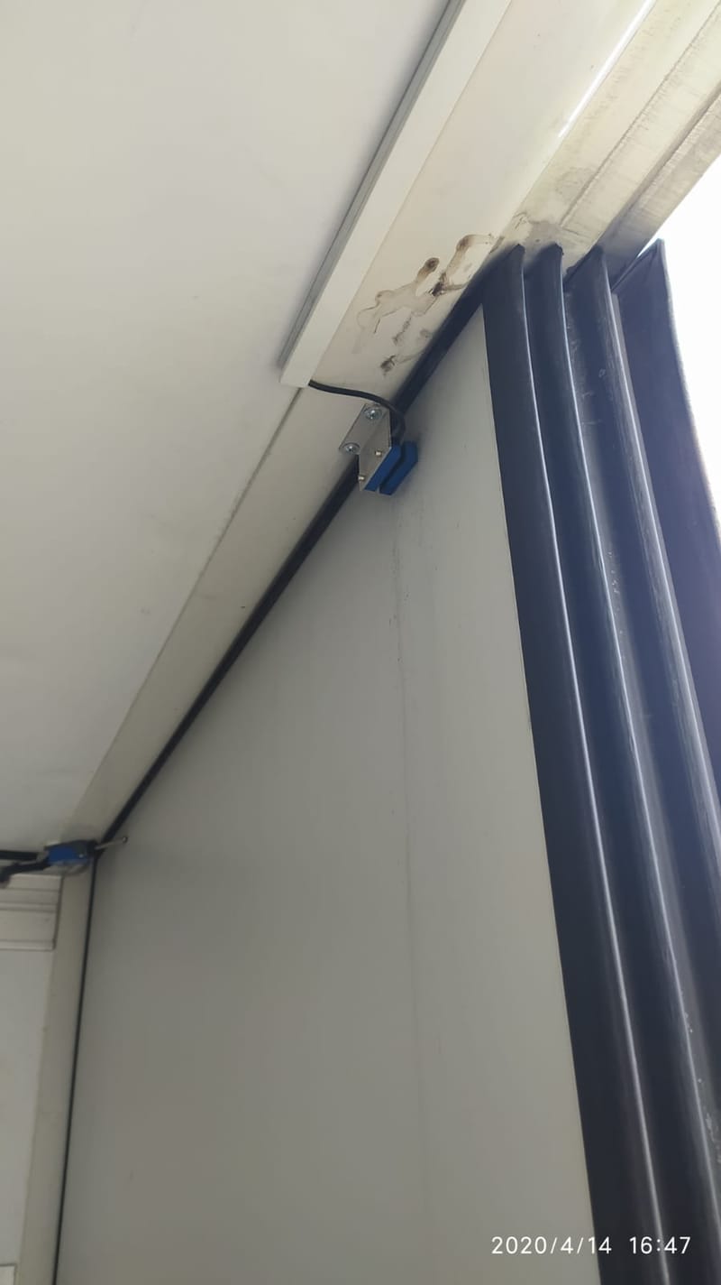 Kontrola temperatury i otwarcia naczep