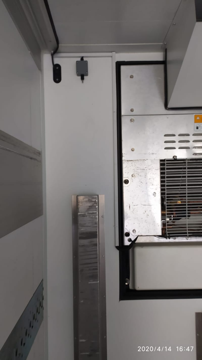 Kontrola temperatury i otwarcia naczep