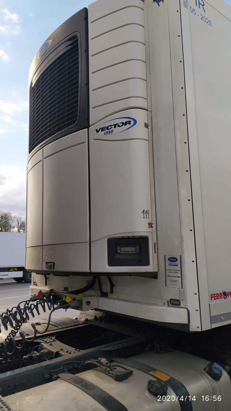 Kontrola temperatury i otwarcia naczep