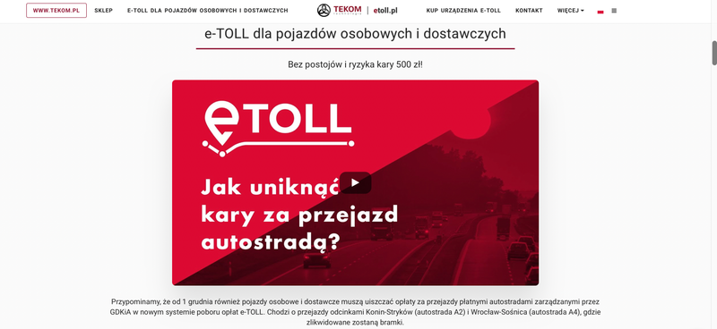 Projekt e-TOLL