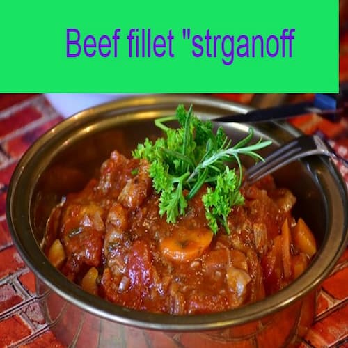fillet stroganoff.N . 208 {20€}
