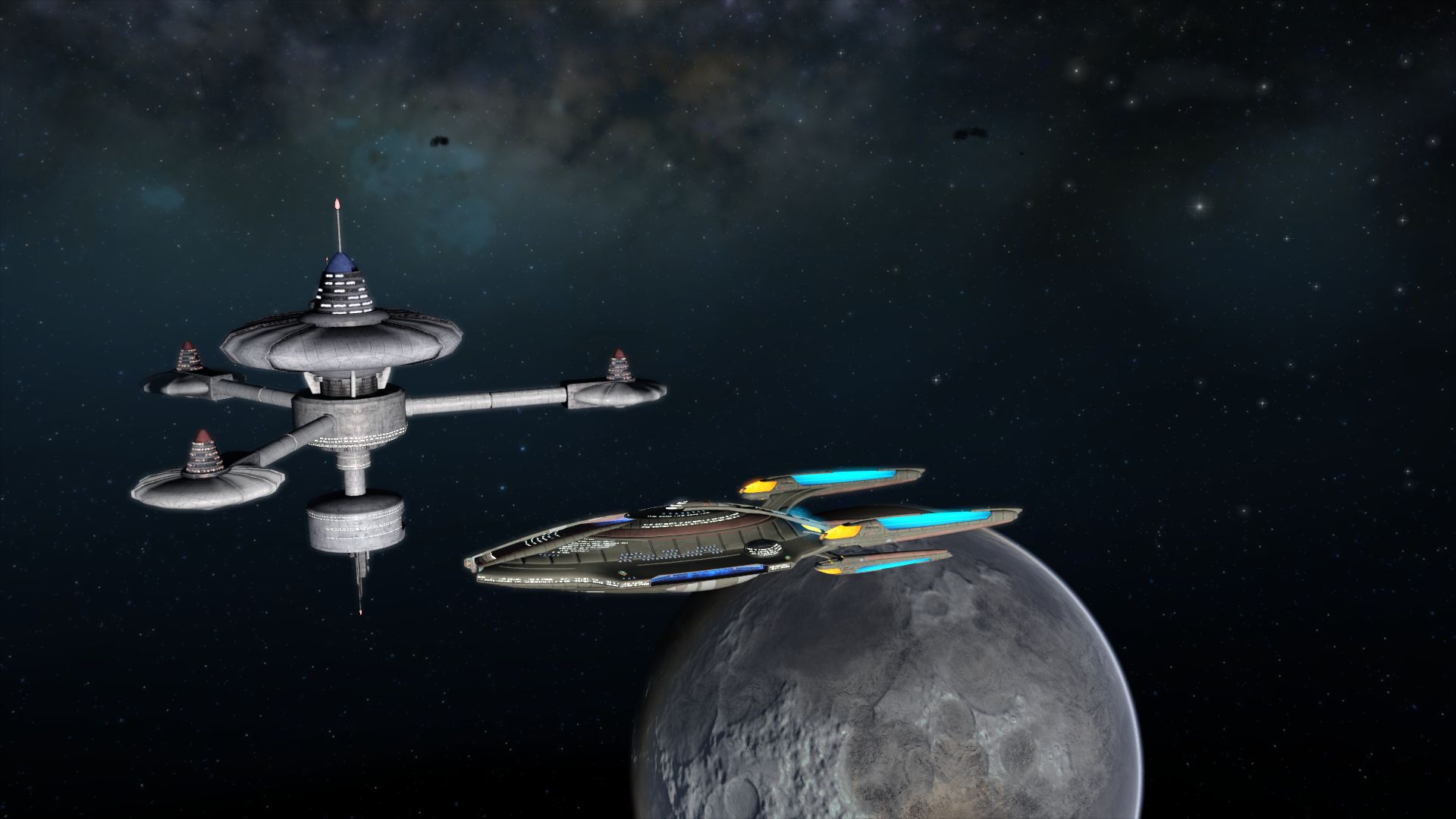 Stopping by Deep Space K7