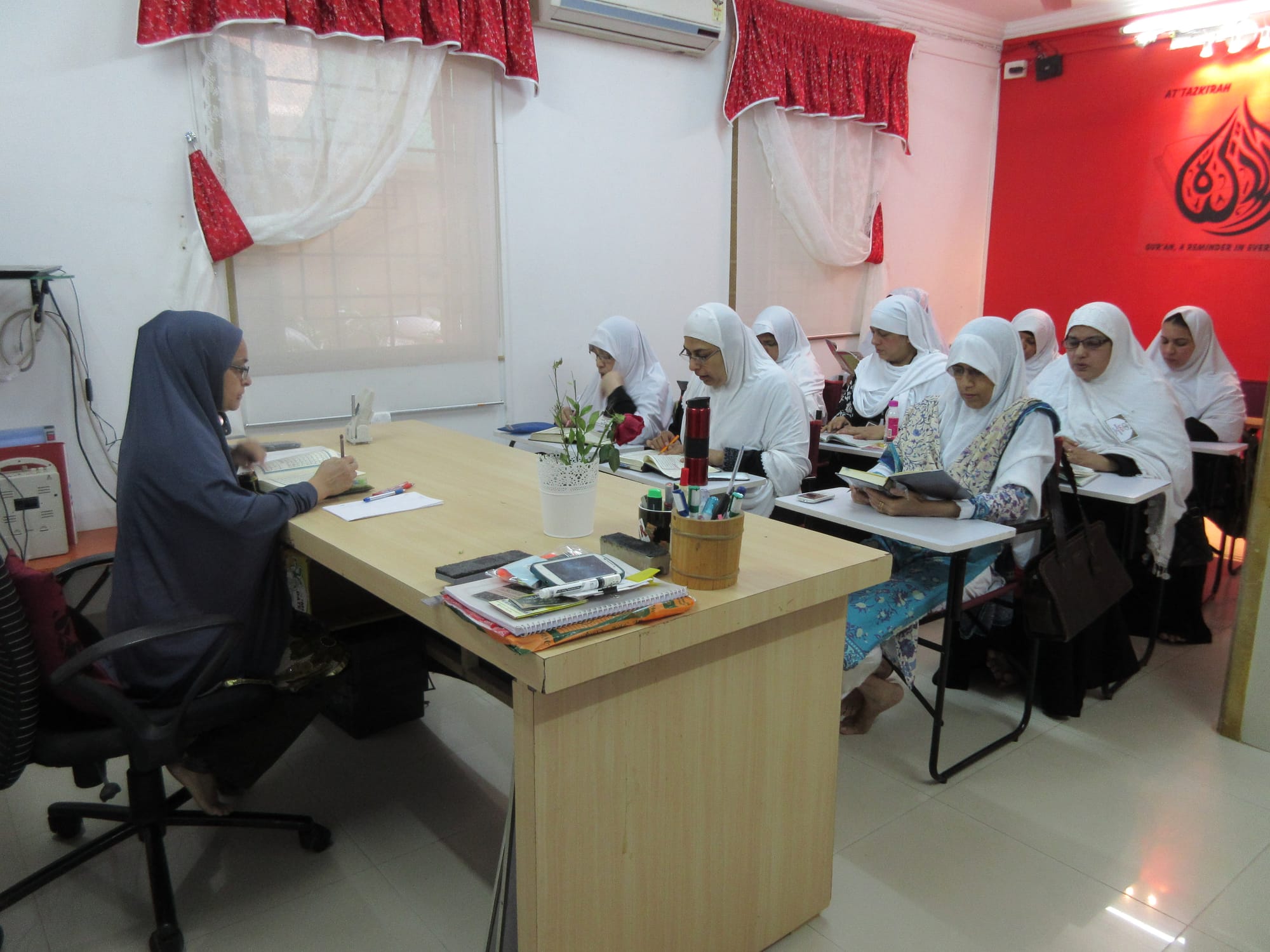 Sawt Al-Qur'aan class in progress