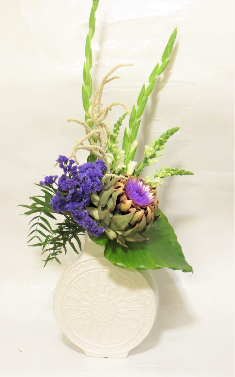 אגרטלים עם פרחים חיים