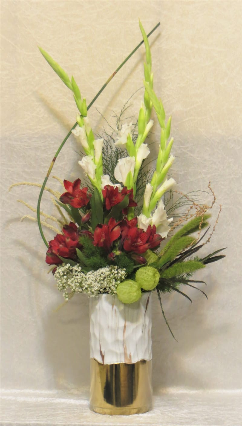 אגרטלים עם פרחים חיים