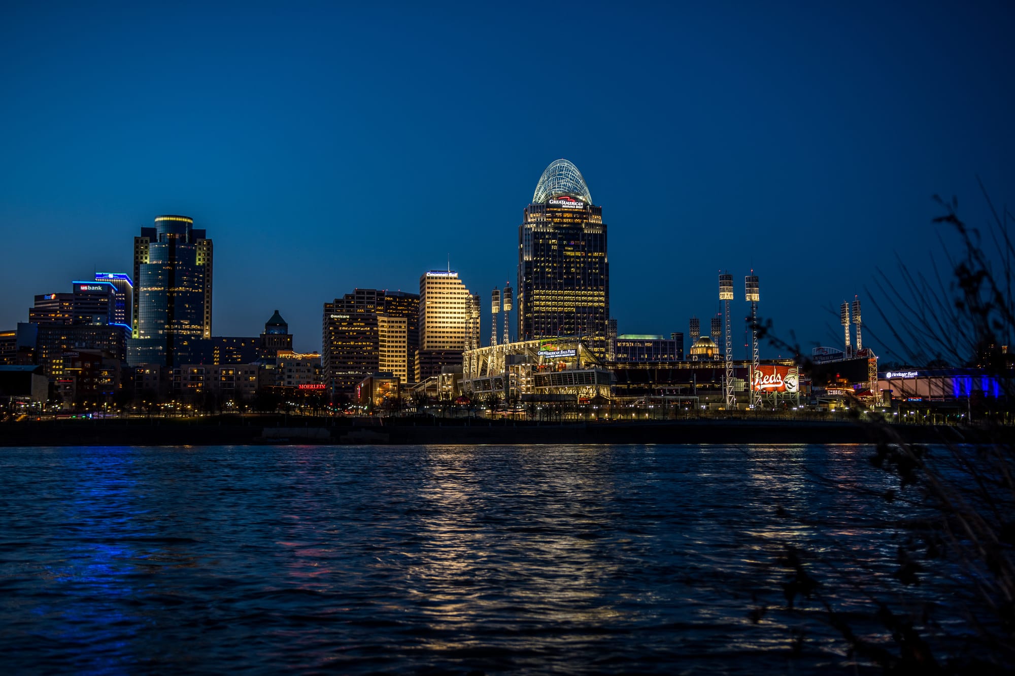 CINCINNATI SKYLINE TWILIGHT