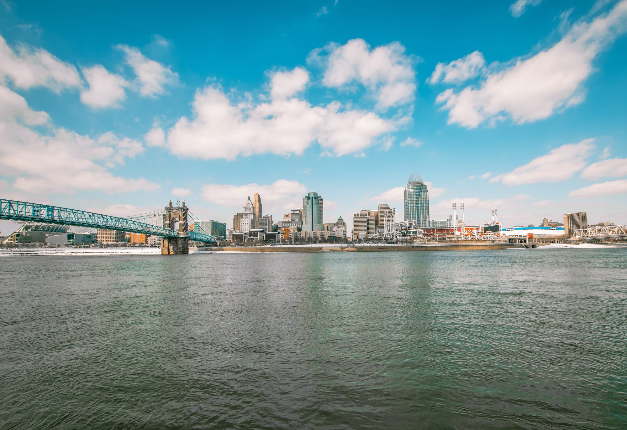 DOWNTOWN CINCINNATI SKYLINE