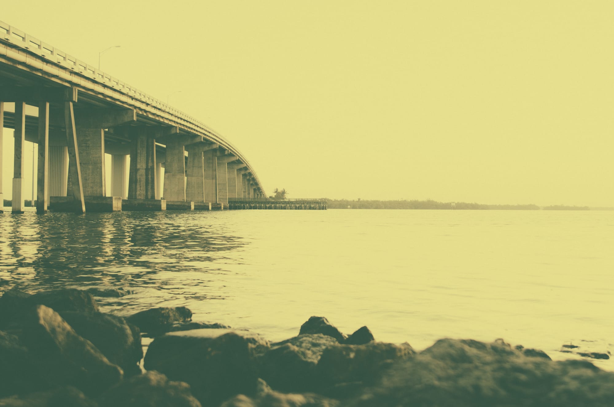 S. S. JOLLEY BRIDGE CONNECTING MARCO ISLAND WITH THE MAINLAND IN NAPLES FL