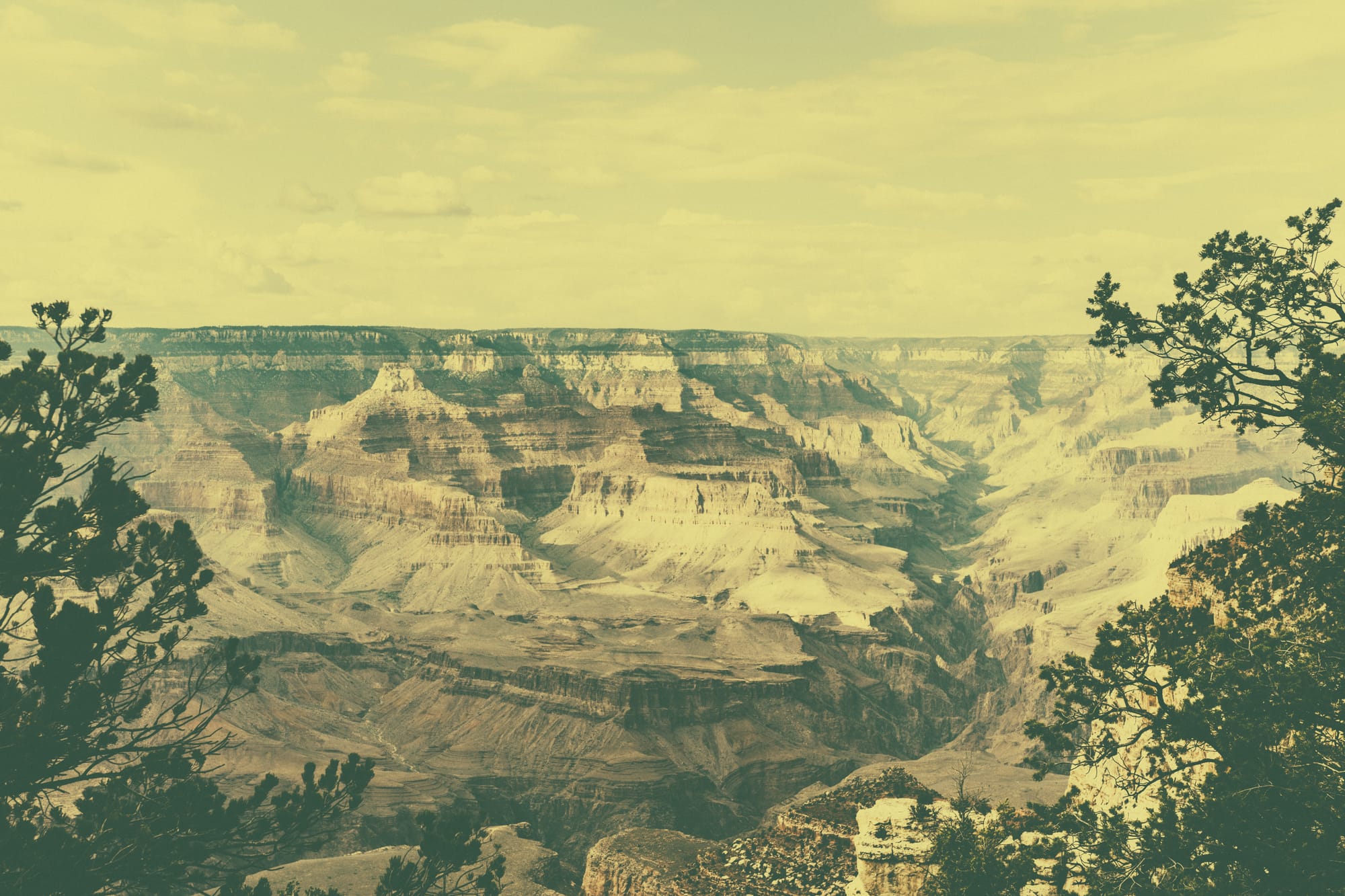 GRAND CANYON NATIONAL PARK, SOUTH RIM / B&W