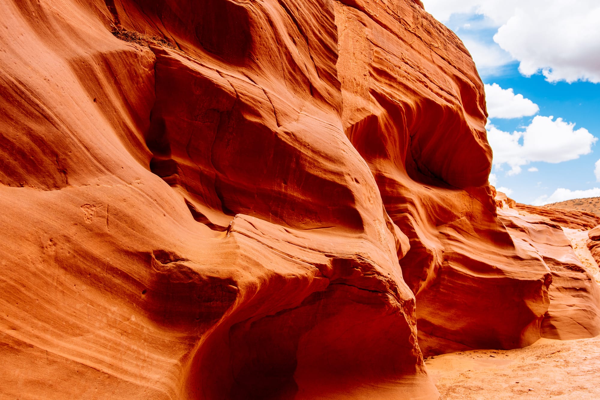 EXIT FROM ANTELOPE CANYON, AZ