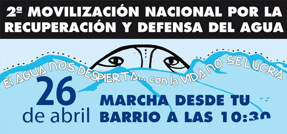 Marcha por la Recuperación y Defensa del Agua